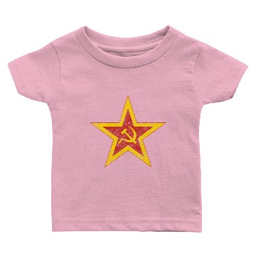 Discover Used Communist Red Star Baby T-shirts