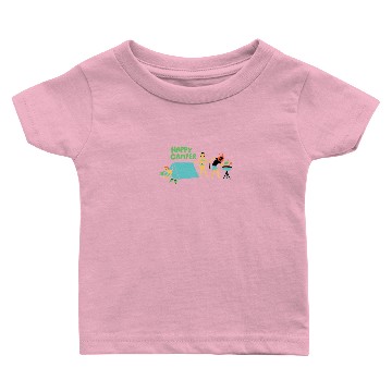 Discover Happy Camper Baby T-shirts