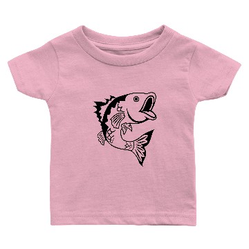 Discover Bass Fish Baby T-shirts