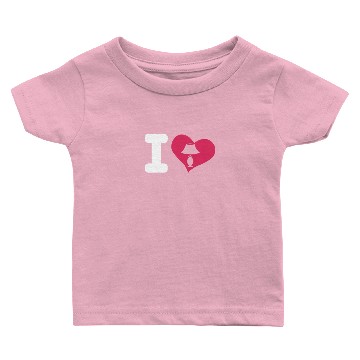 Discover I Love Lamp Baby T-shirts