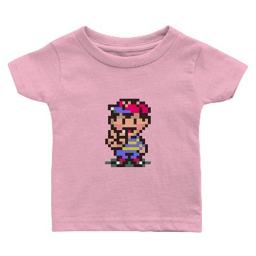 Discover Ness Earthbound 8bit Baby T-shirts