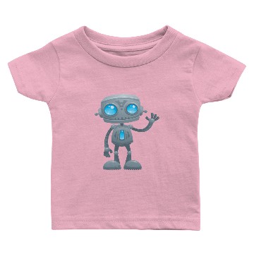 Discover Waving Robot Baby T-shirts