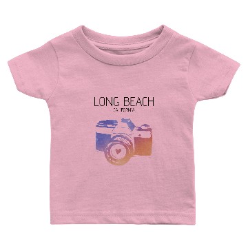 Discover Camera Long Beach Baby T-shirts