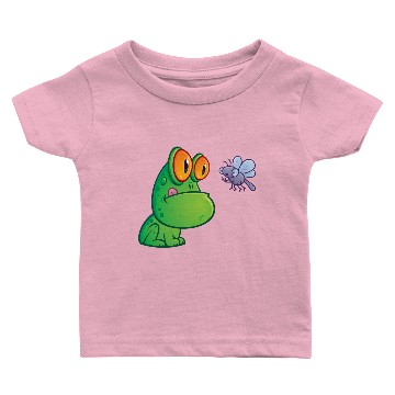 Discover Frog and Dragonfly Baby T-shirts