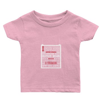 Discover I Engage Minds Everyday I Teach Computer Science Baby T-shirts