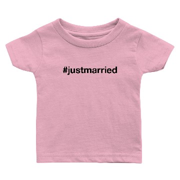 Discover JUST MARRIED Baby T-shirts