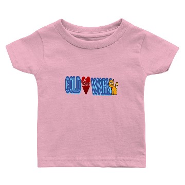 Discover cold heart warm kitty Baby T-shirts
