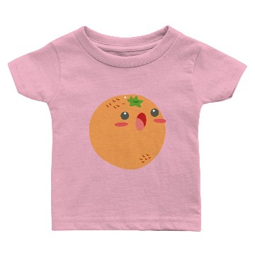 Discover Orange Fruit Image Baby T-shirts