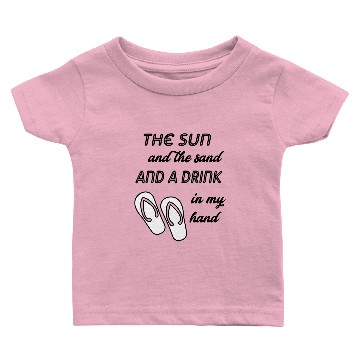 Discover the sun and the sand Baby T-shirts