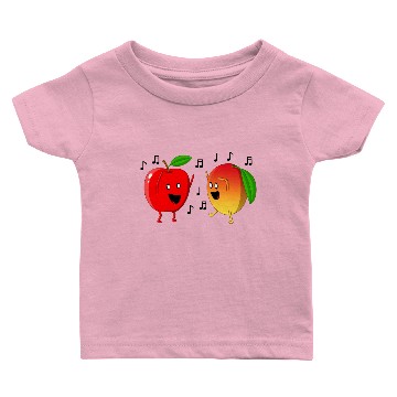 Discover Dancing Apple and Mango Baby T-shirts