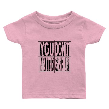 Discover You Matter - black print Baby T-shirts