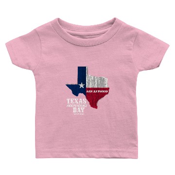 Discover TEXAS INDEPENDENCE DAY 1836 SAN ANTONIO TX Baby T-shirts
