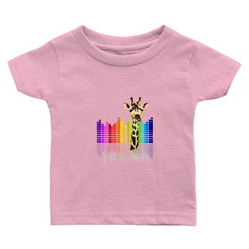 Discover giraffe high level music tranquilizer disco gamer Baby T-shirts