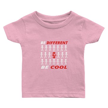 Discover BE DIFFERENT anders cool geschenk skull totenkopf Baby T-shirts
