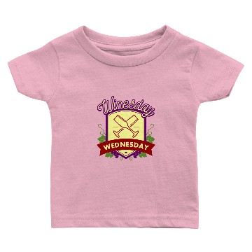Discover Winesday Wednesday Baby T-shirts
