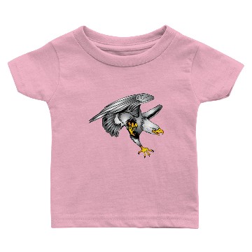 Discover Bird Gang Eagles Gear Baby T-shirts