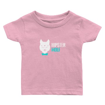 Discover HIPSTER WOLF Baby T-shirts