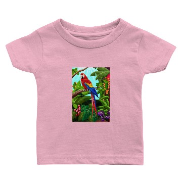 Discover Macaw TropicaL Paradise1of6 Baby T-shirts