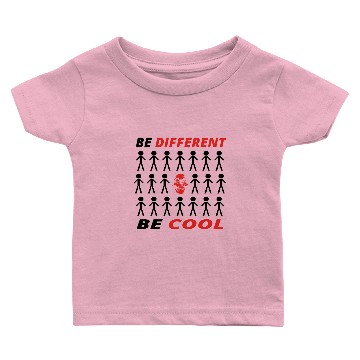 Discover BE DIFFERENT anders king cool skull totenkopf bone Baby T-shirts