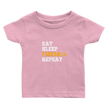 Discover Eat Sleep Fireball Repeat - Design for RPG Gamers Baby T-shirts