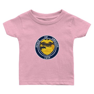 Discover Oregon State Seal Baby T-shirts