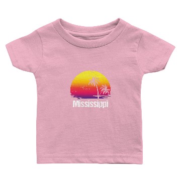 Discover Summer Vacation Mississippi Baby T-shirts