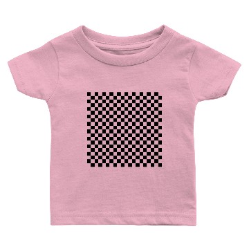 Discover Black Checkerboard Baby T-shirts