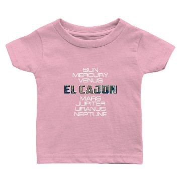Discover Solar System Planet Earth El Cajon Gift Baby T-shirts