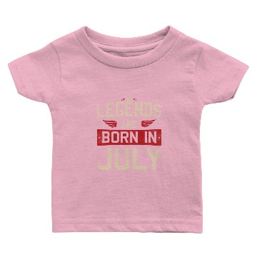 Discover Legends are born in July Baby T-shirts