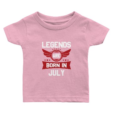 Discover LEGENDS ARE BORN IN JULY Baby T-shirts