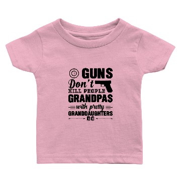 Discover Guns Don't Kill People Grandpas Baby T-shirts