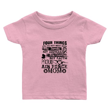 Discover Four Things Air Force Mom Baby T-shirts