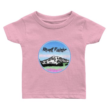 Discover Mount Rainier Baby T-shirts
