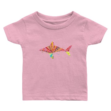 Discover artTS collage art zone shark multi Baby T-shirts