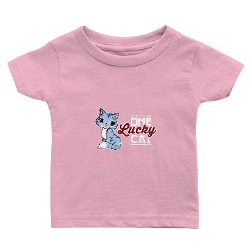Discover One lucky cat Baby T-shirts