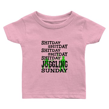 Discover Shitday Juggling Sunday Baby T-shirts