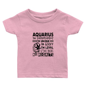 Discover Aquarius No Regrets Baby T-shirts