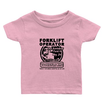 Discover Forklift Operator Job Baby T-shirts