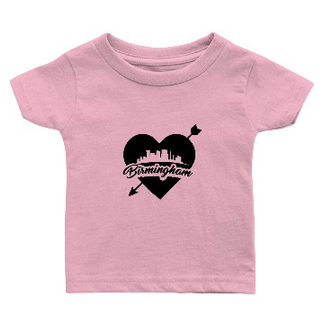 Discover Love Birmingham Baby T-shirts