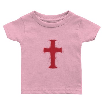 Discover cross red deus vult Baby T-shirts