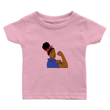 Discover Rosie The Riveter Afro Baby T-shirts