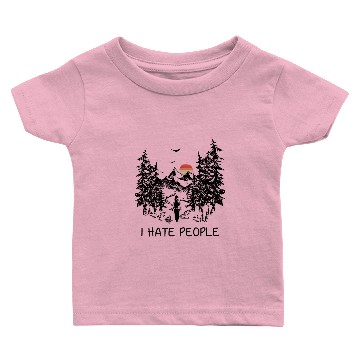 Discover I hate people camp Baby T-shirts