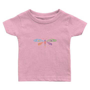 Discover Dragonfly Insect Renewal Symbol Art Baby T-shirts