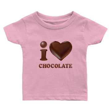 Discover I Love Chocolate Baby T-shirts