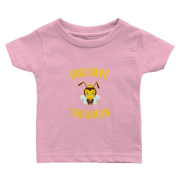Discover God Save The Queen Bee Baby T-shirts