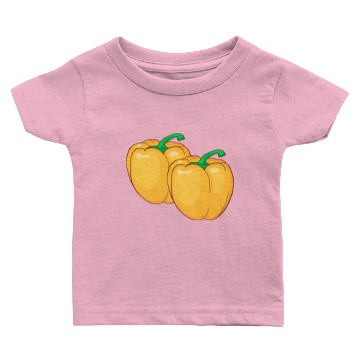 Discover Yellow Paprika Pepper Baby T-shirts
