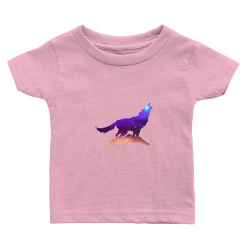 Discover Galaxy Wolf Baby T-shirts