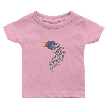 Discover Eagle Jelly Creative Sketch Style Art Cartoon Baby T-shirts