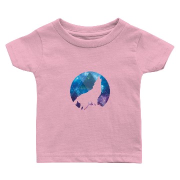 Discover Galaxy Wolf Baby T-shirts