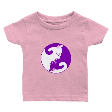 Discover Ying Yang Cat Baby T-shirts